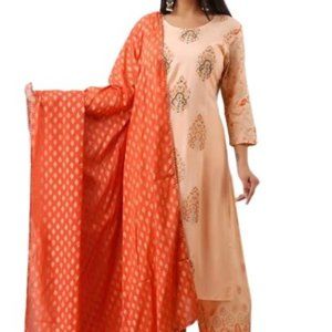 Ethnic Handwork kurti with pant and dupatta